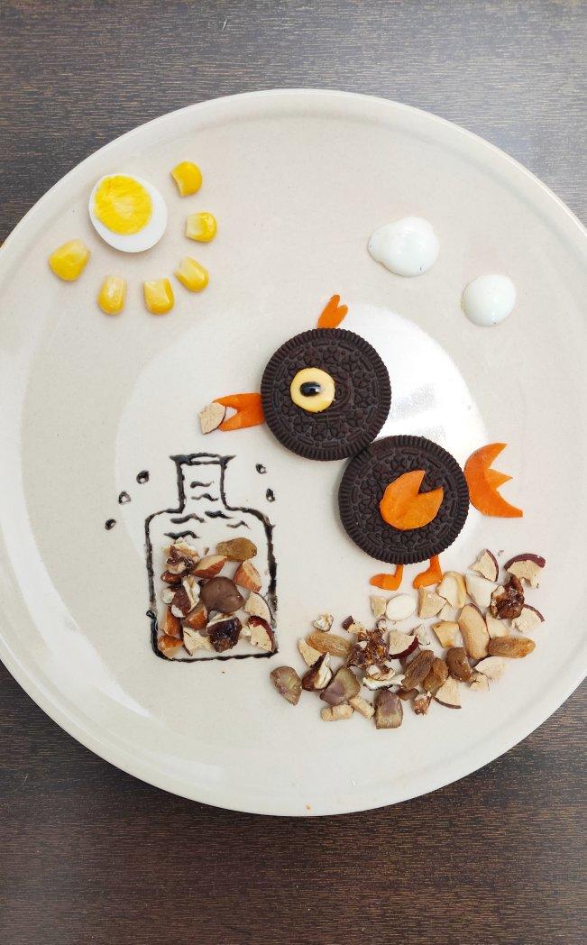 口渴的小乌鸦~创意辅食儿童餐