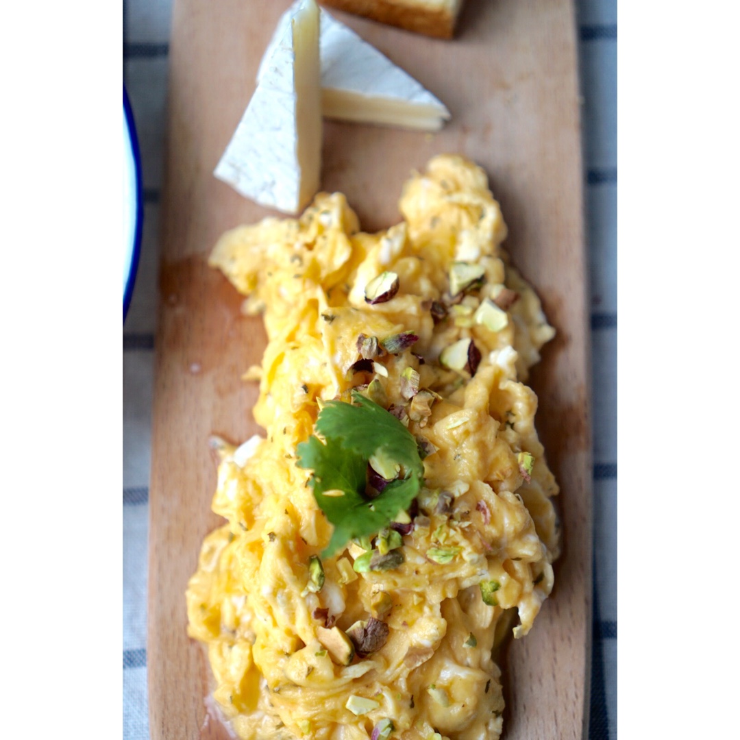 美式牛奶炒滑蛋，低脂健康