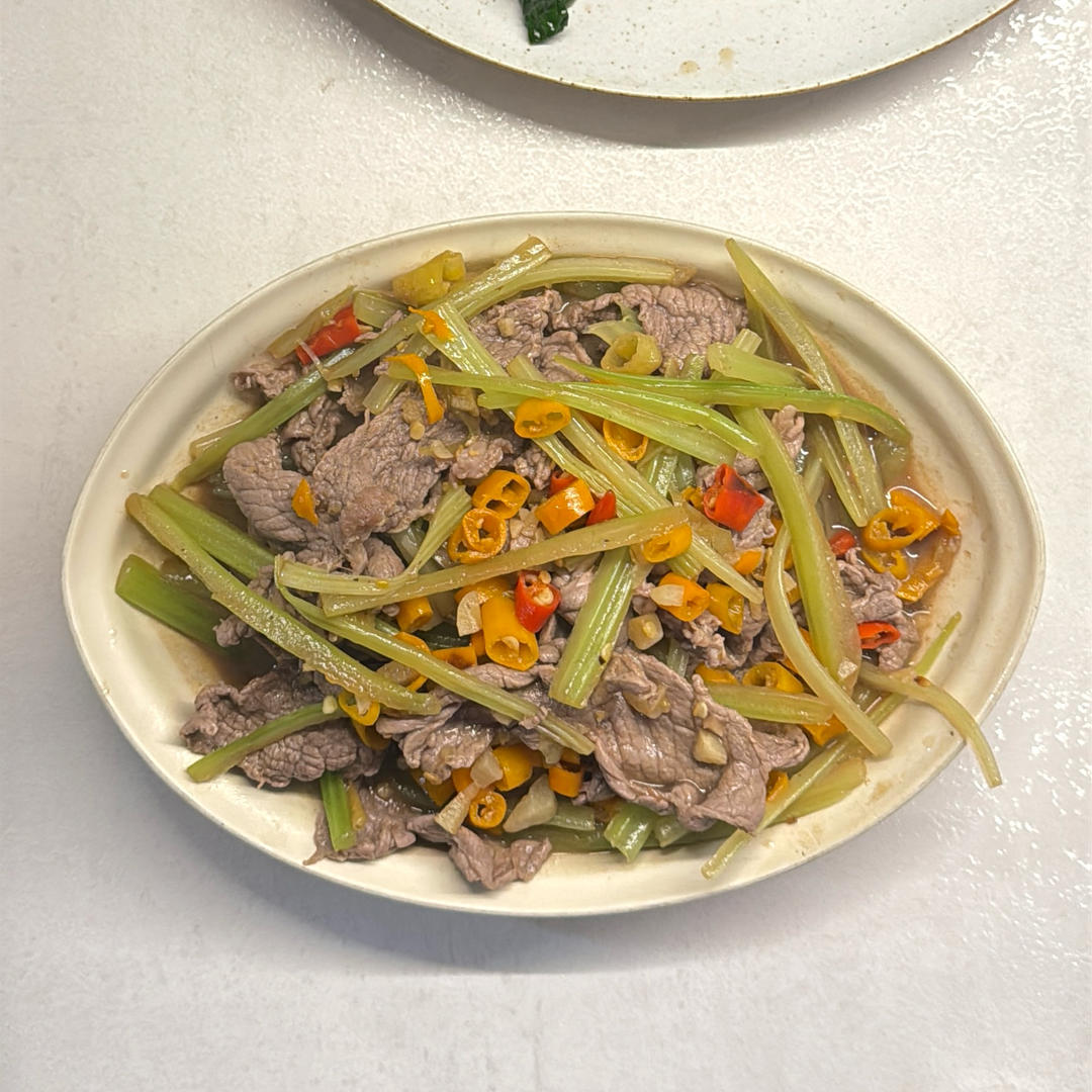 海南贡椒汆牛肉
