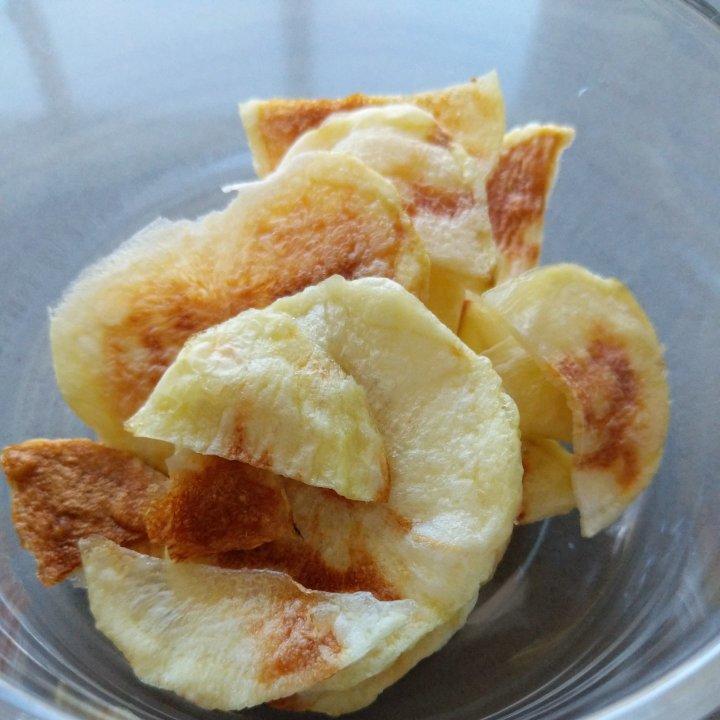 超级简单的微波炉薯片
