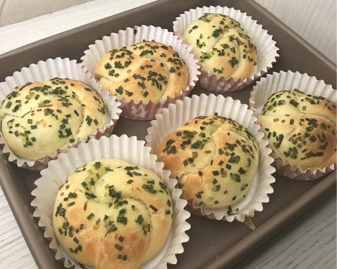 无糖香葱面包