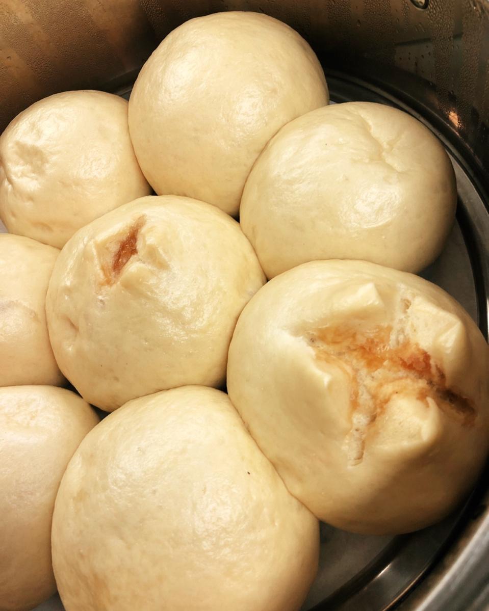 有着面包口感的红糖馒头（一次发酵）