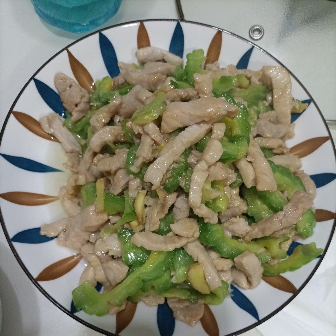 苦瓜炒肉丝