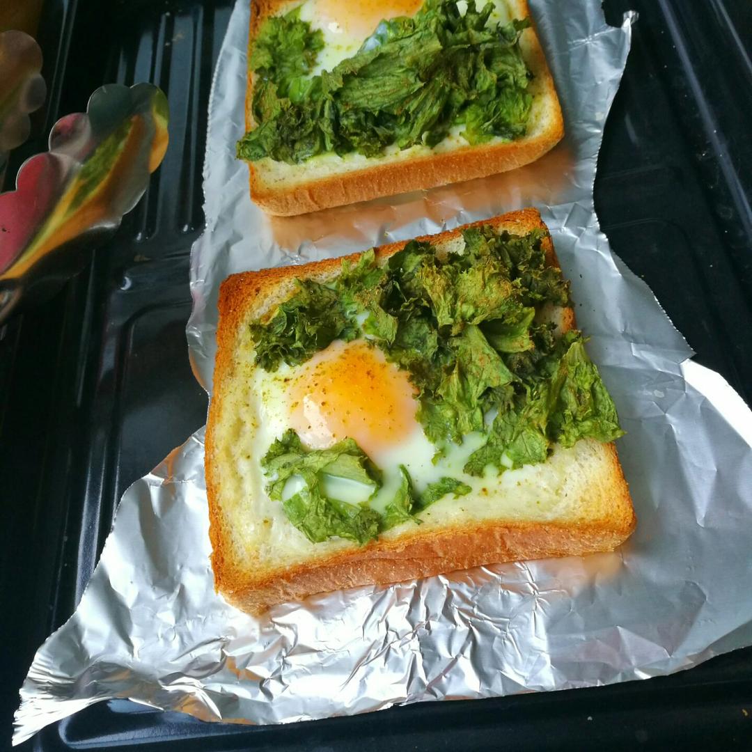 快手早餐 -- 吐司太阳蛋