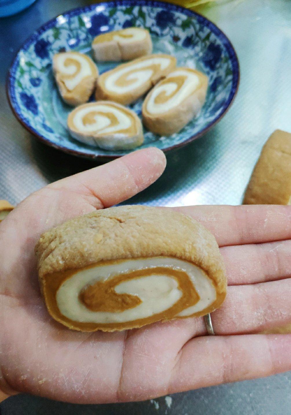 大港城婷婷0806做的红糖双色馒头