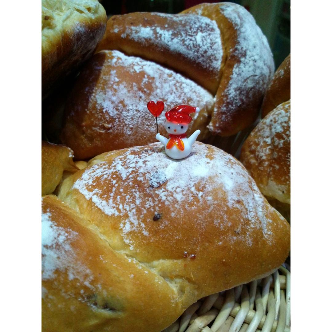 全麦牛奶蜜豆软欧