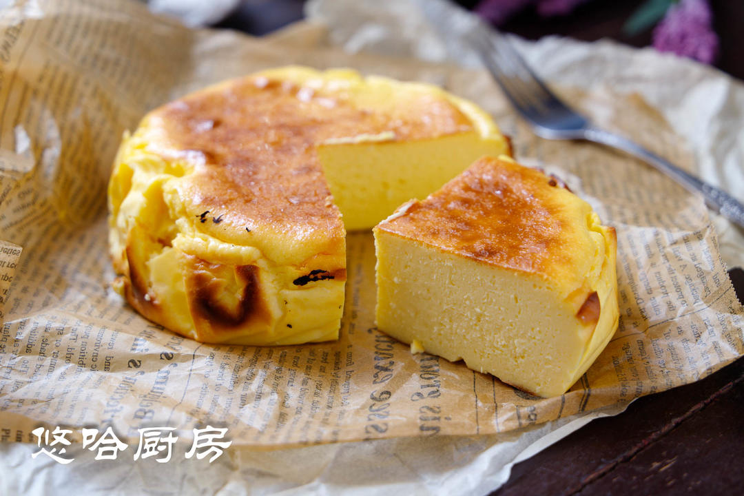 不用打发的巴斯克芝士蛋糕的做法