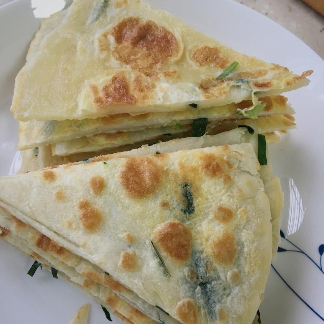 鸡蛋葱油饼                  （更新饼坯保存方法）