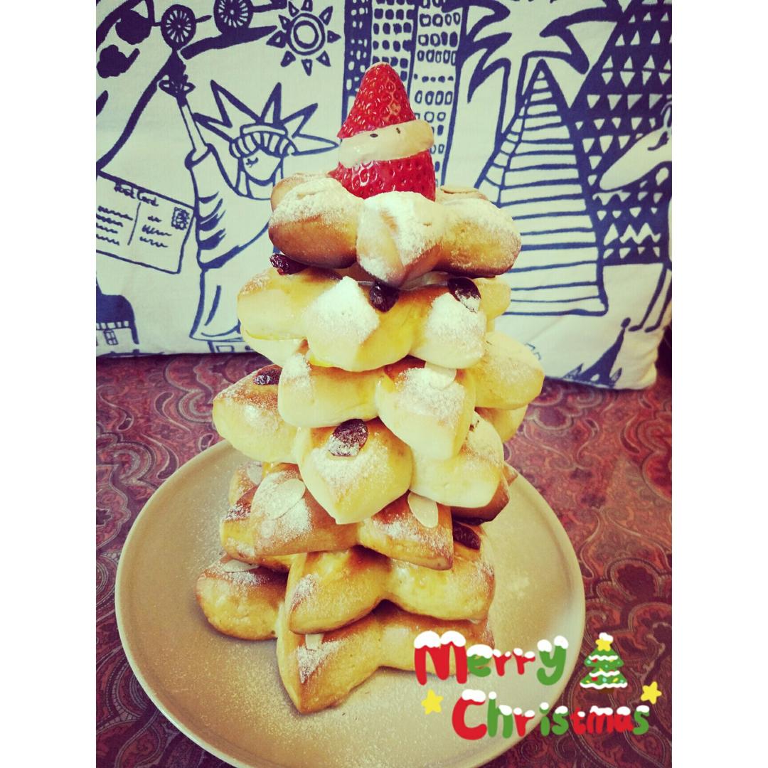 圣诞树面包