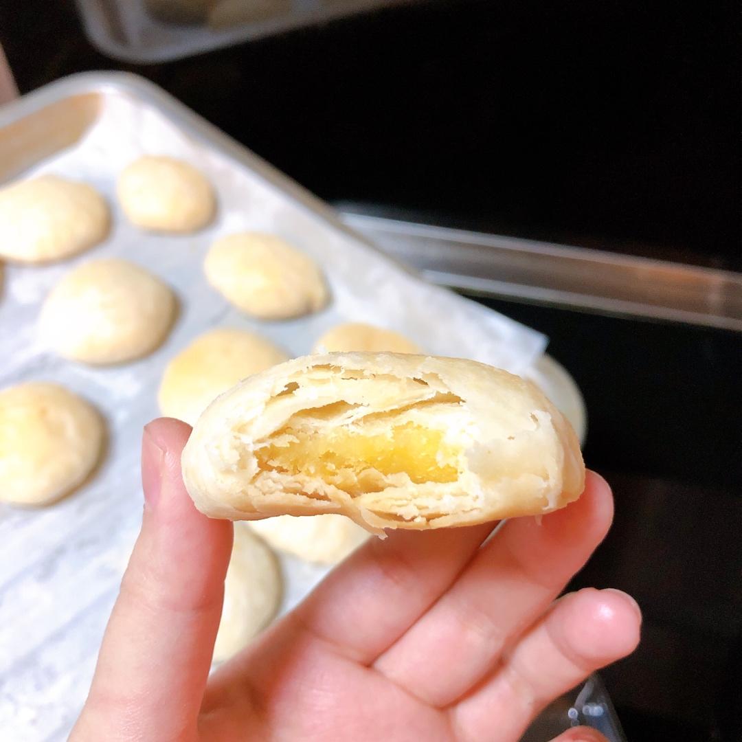 酥皮绿豆饼   酥得掉渣渣