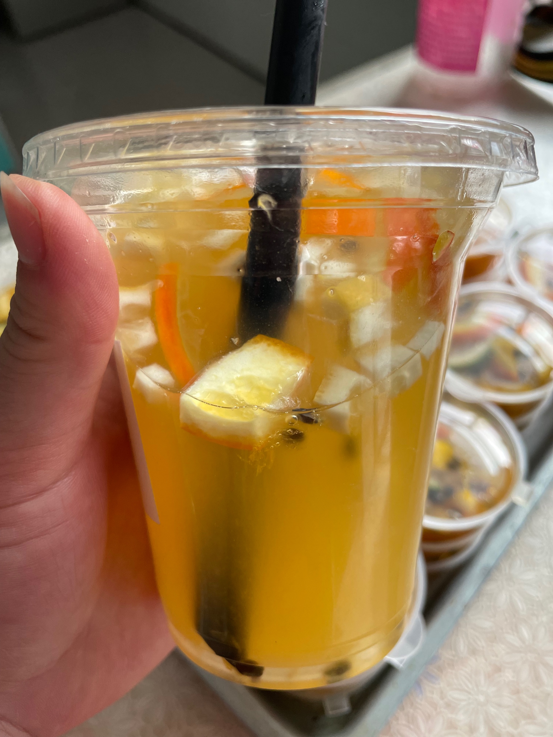 百香柠檬蜂蜜茶