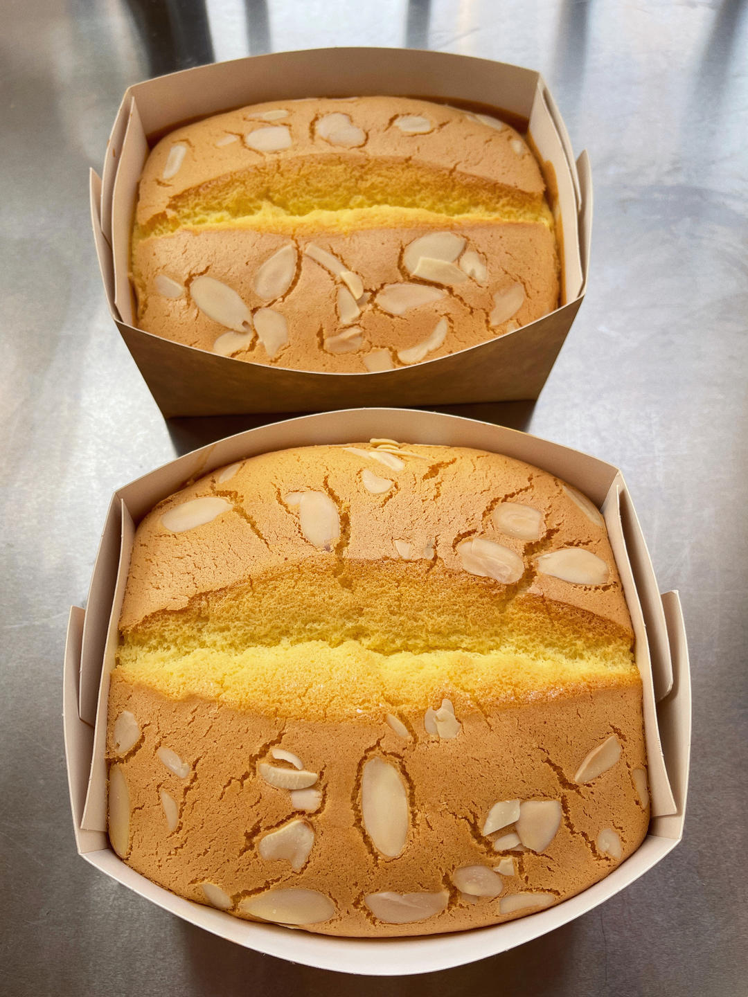 两种口味金枕蛋糕 | 不塌陷 无泡打粉