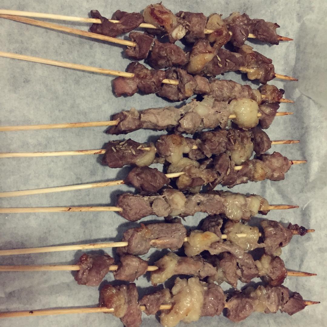 烤箱版新疆羊肉串