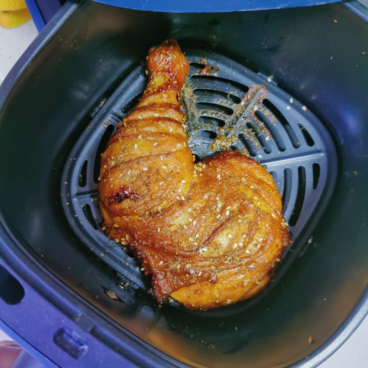 空气炸锅烤鸡腿（家庭无油版）的做法