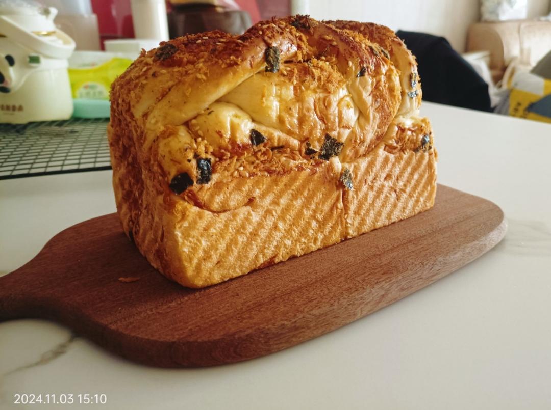 咸香松软～保姆级教程‼️葱香肉松手撕吐司