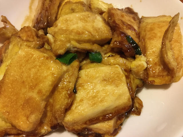 蚝油嫩豆腐