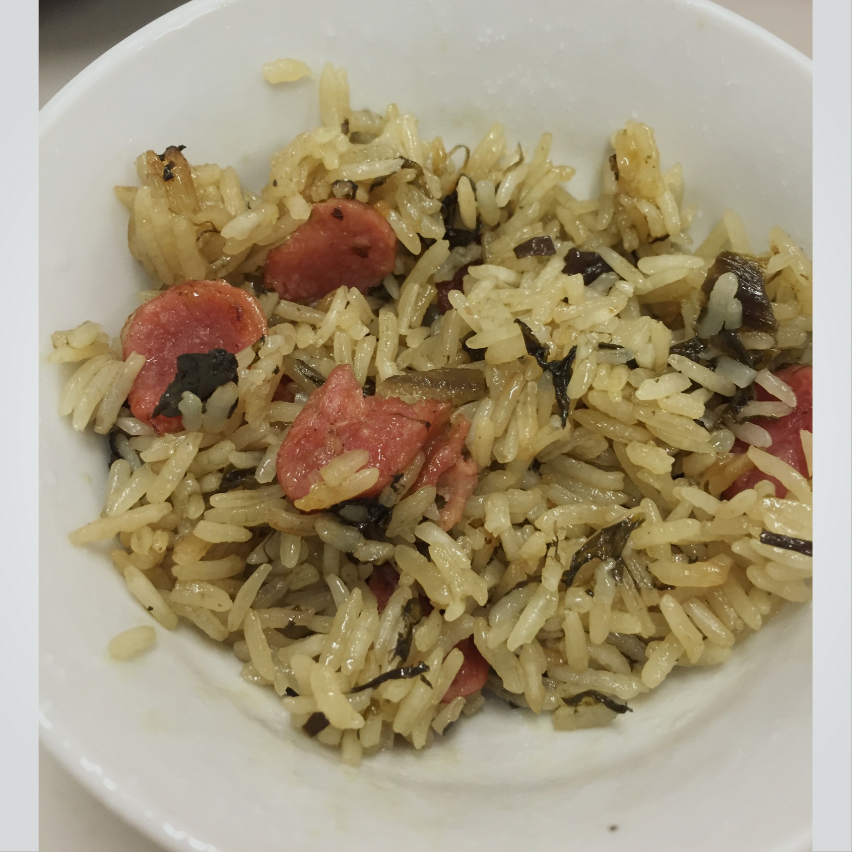 梅干菜香肠焖饭（电饭煲）