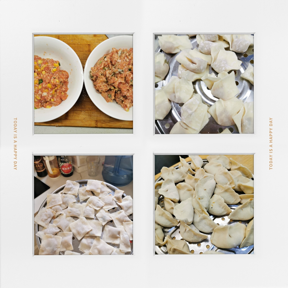 海蛎子（生蚝)猪肉馄饨，辅食正餐一锅端的做法