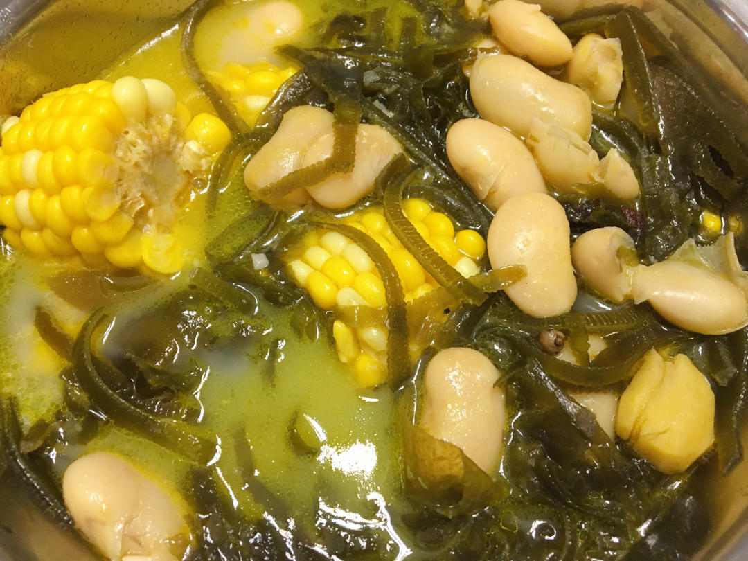 雪豆炖猪蹄——出白汤的关键所在