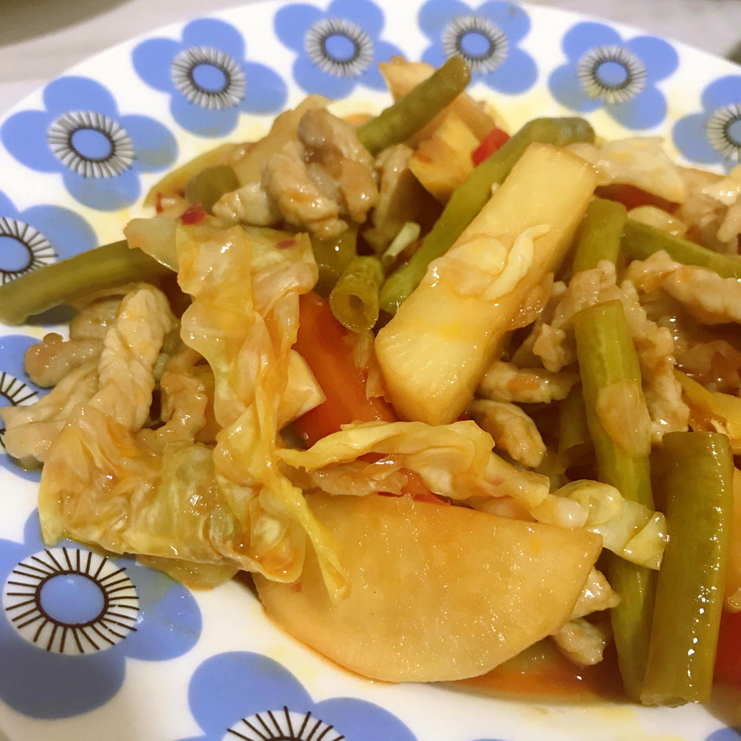麻麻辣辣的泡椒肉丝