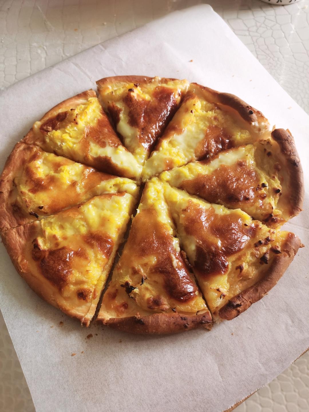 自制8寸榴莲芝士披萨（简单好吃不输必胜客）