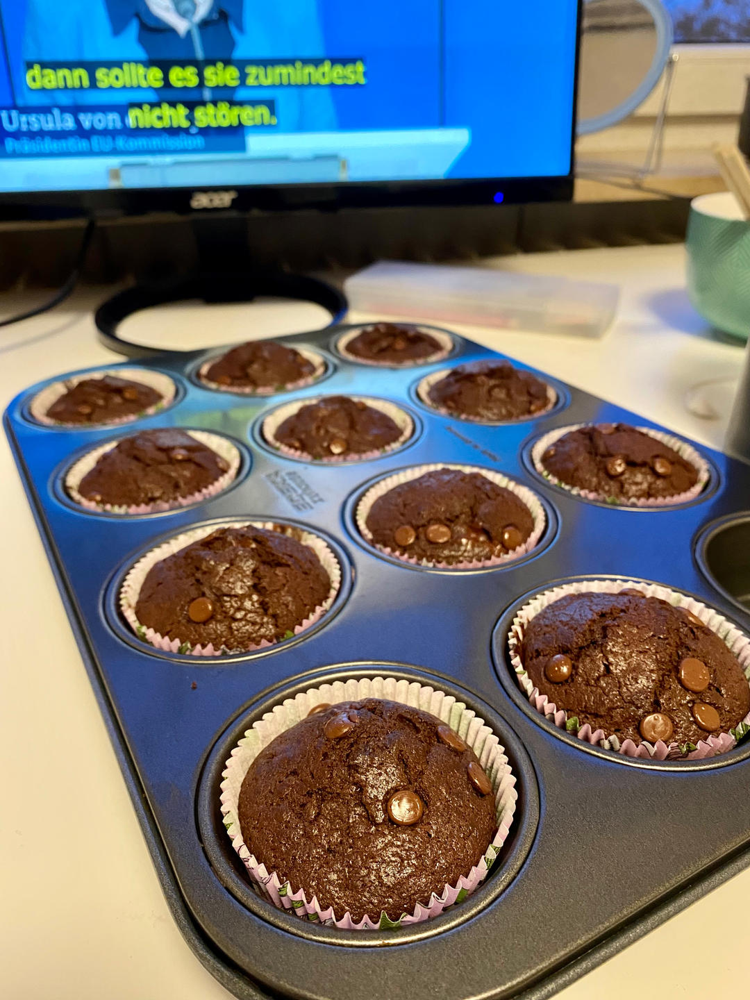 浓郁巧克力马芬