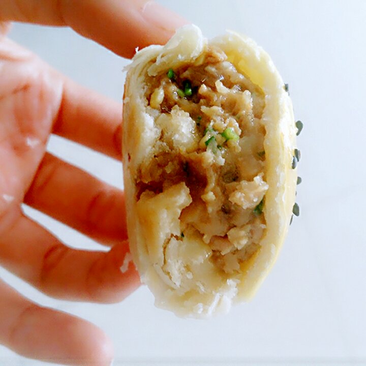 泳式鲜肉榨菜月饼