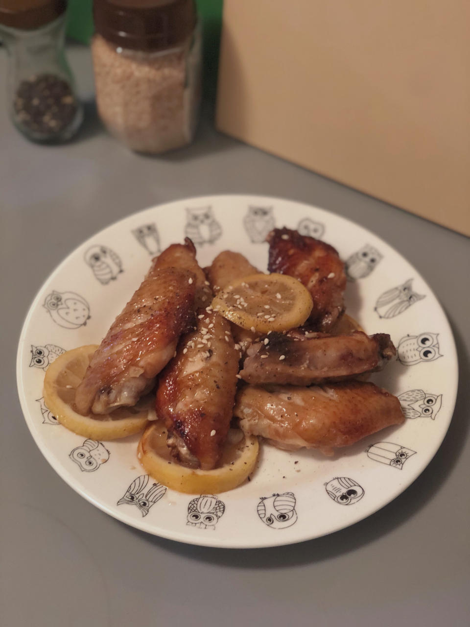 好吃到舔手指的🍋柠檬蒜香烤鸡翅-「家庭版」