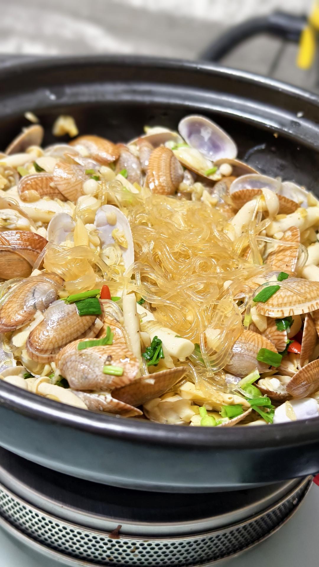 【蒜蓉花甲粉丝】【无沙版花甲】相信我，好吃到爆炸