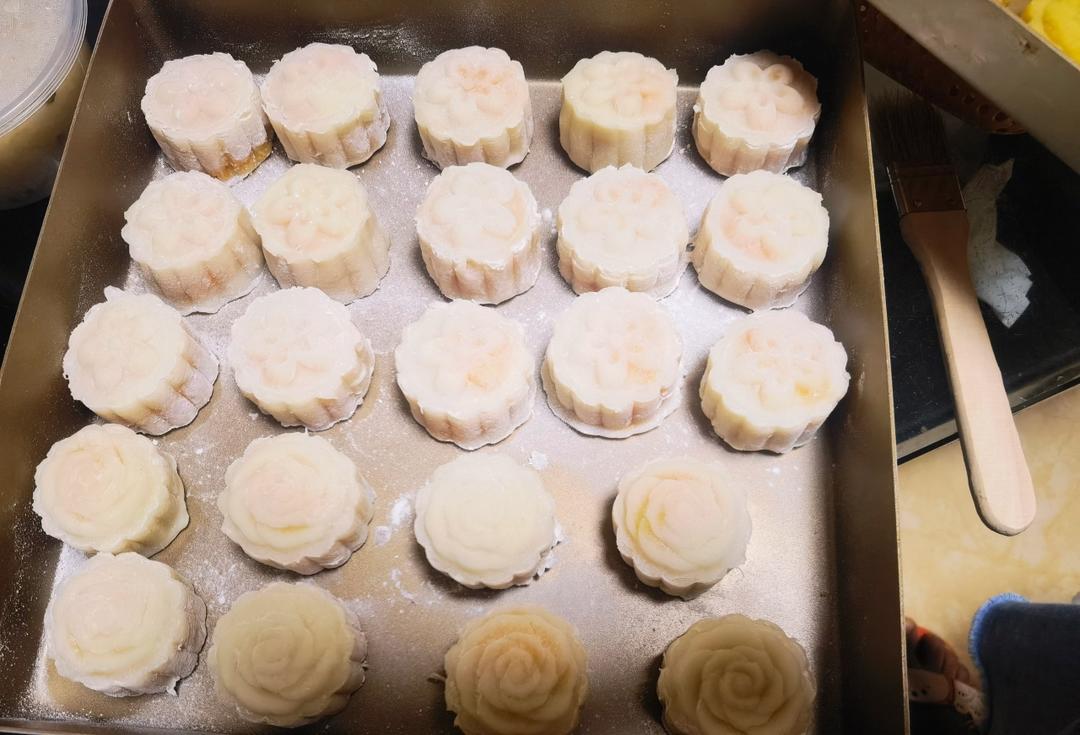 梦幻冰皮奶黄月饼/免烤箱