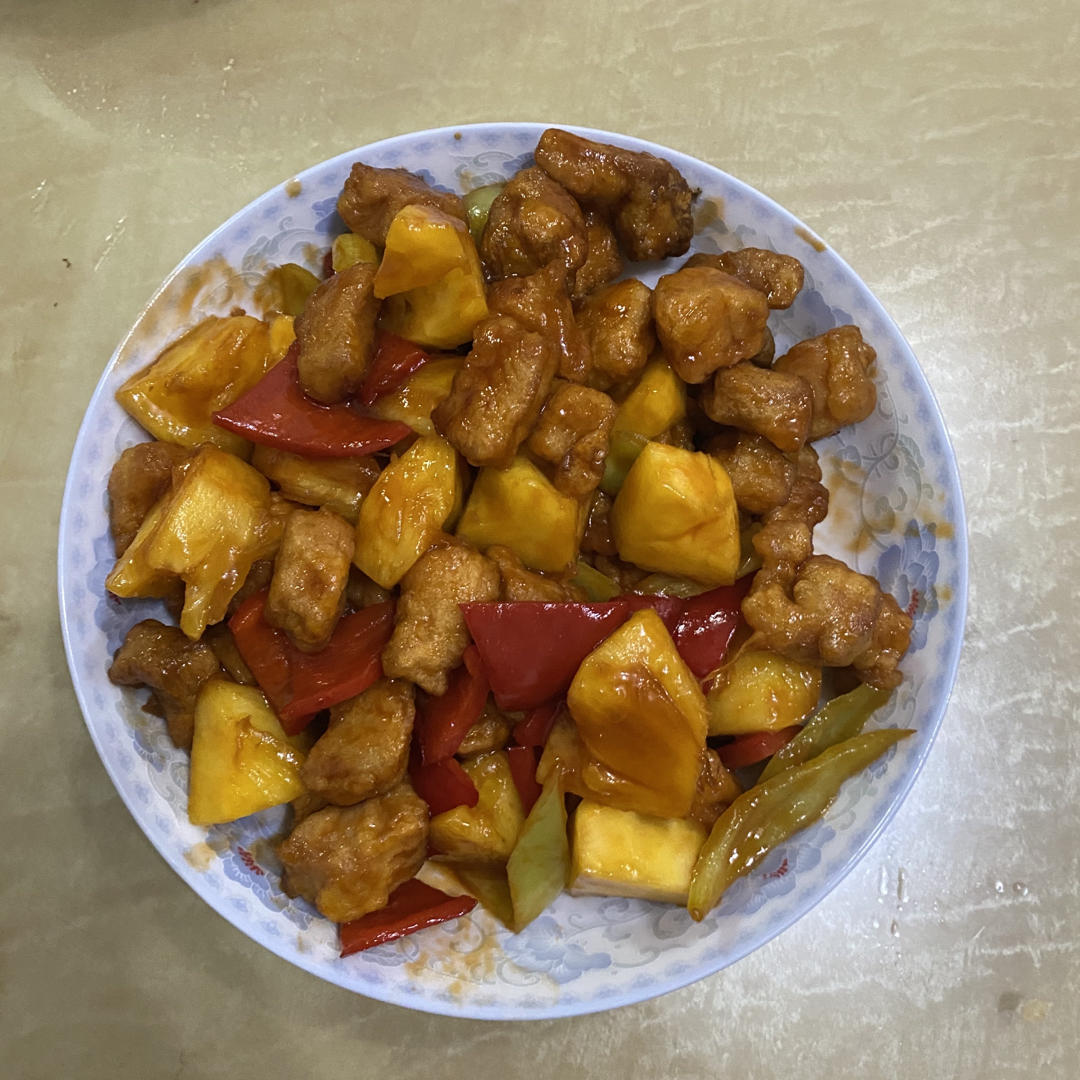 🍍酸甜口菠萝咕噜肉 年夜饭桌必备✅