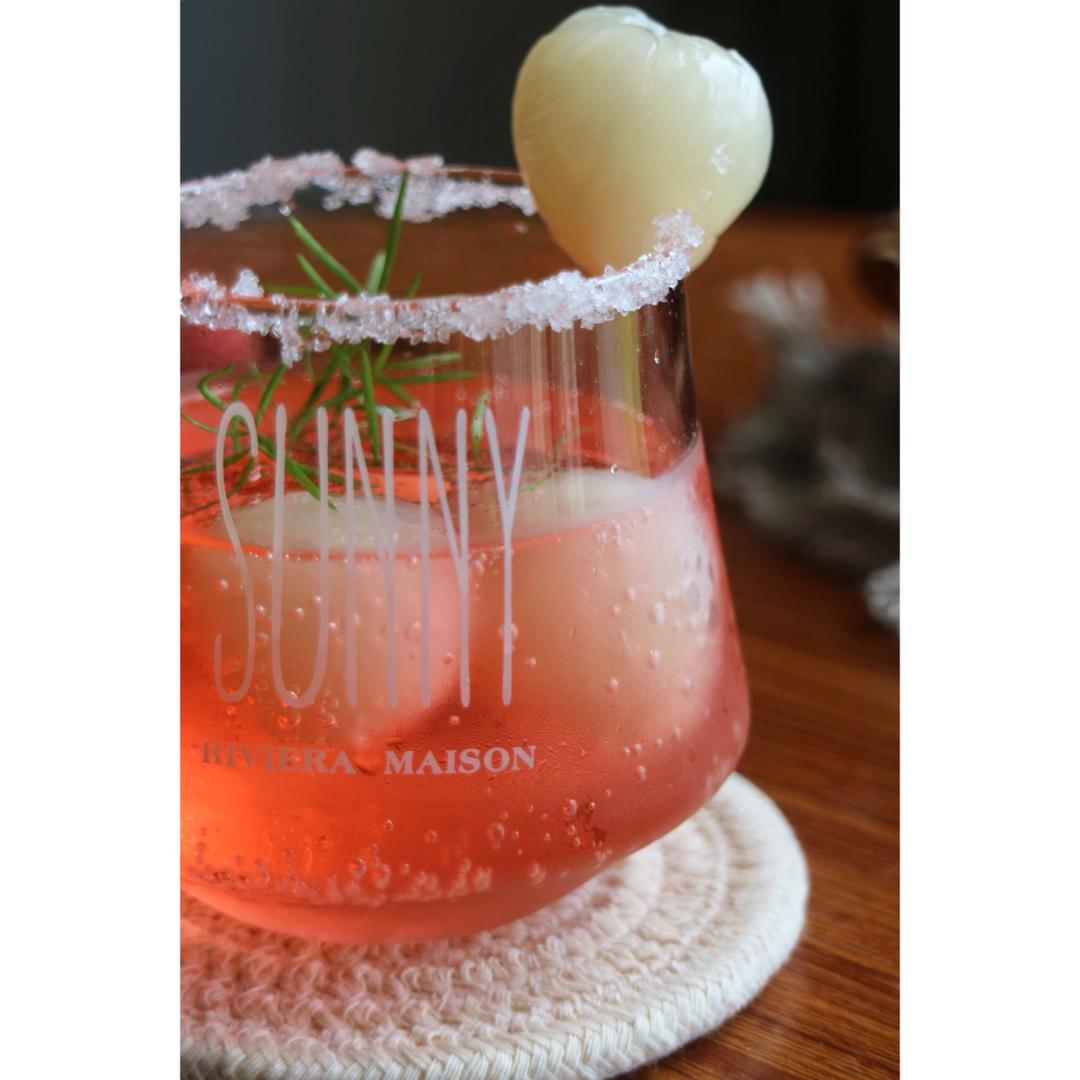 冷饮 荔枝苏打冻饮 安琪angelabear做的荔枝苏打冻饮