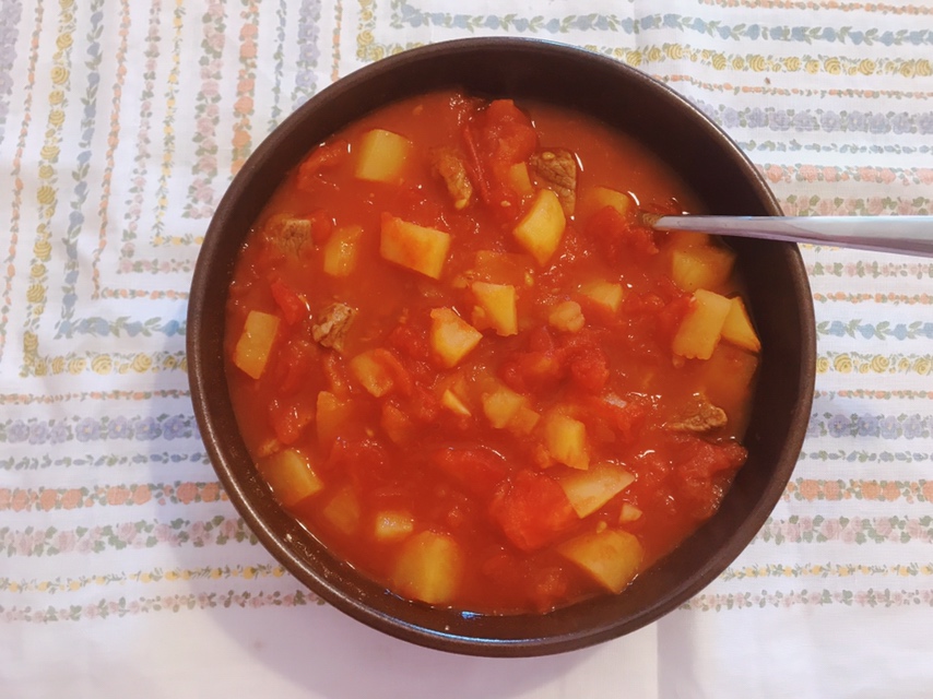 老丁的私房菜-番茄牛腩煲