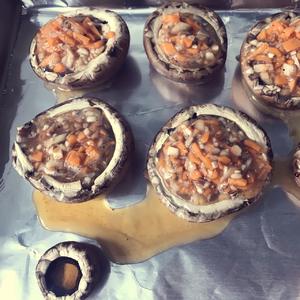 香烤芝士蘑菇 健康美味低碳快手 #一人食晚餐#的做法 步骤6