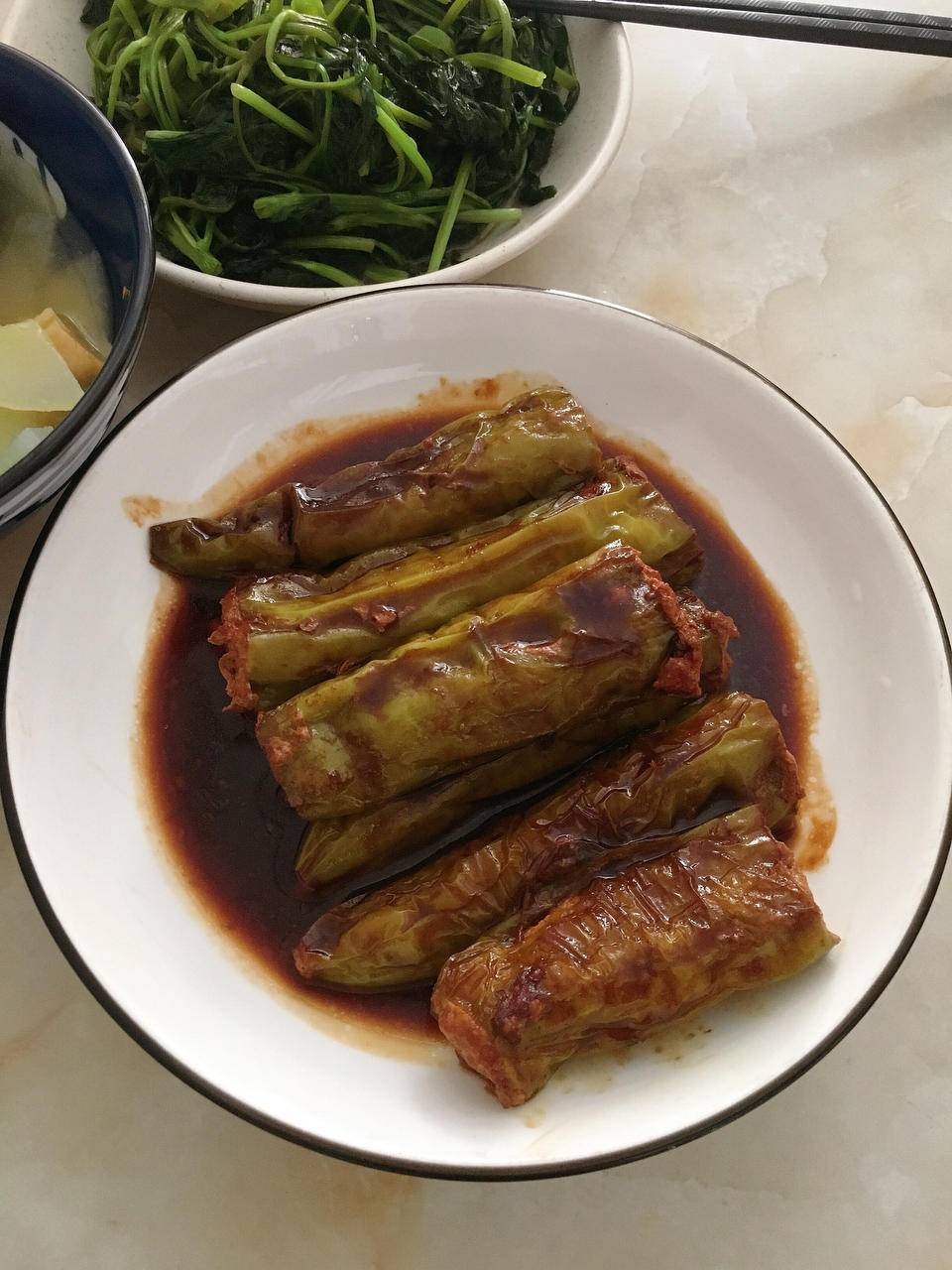 下饭菜肴--青椒酿肉