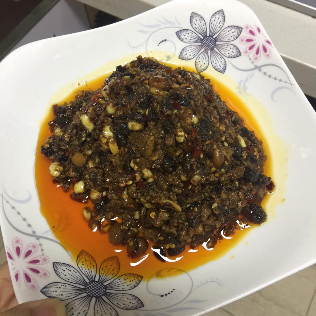 香辣豆豉牛肉酱（详细步骤图）堪比老干妈