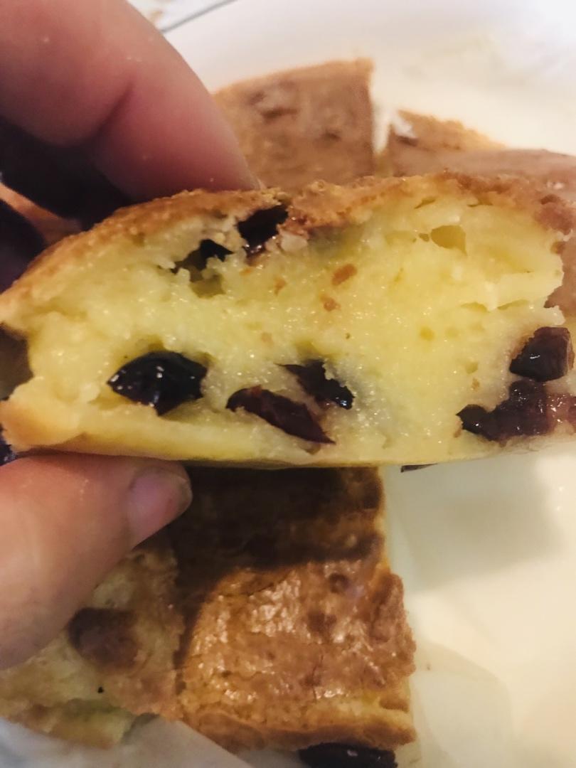 无需揉面‼️只要拌一拌就能做酥掉渣‼️好吃到爆的蔓越莓烤年糕‼