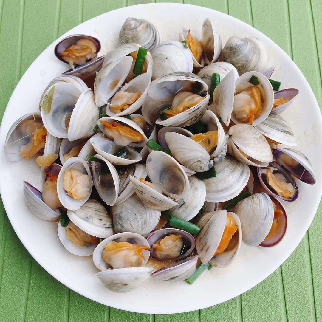 葱姜炒蛤蜊