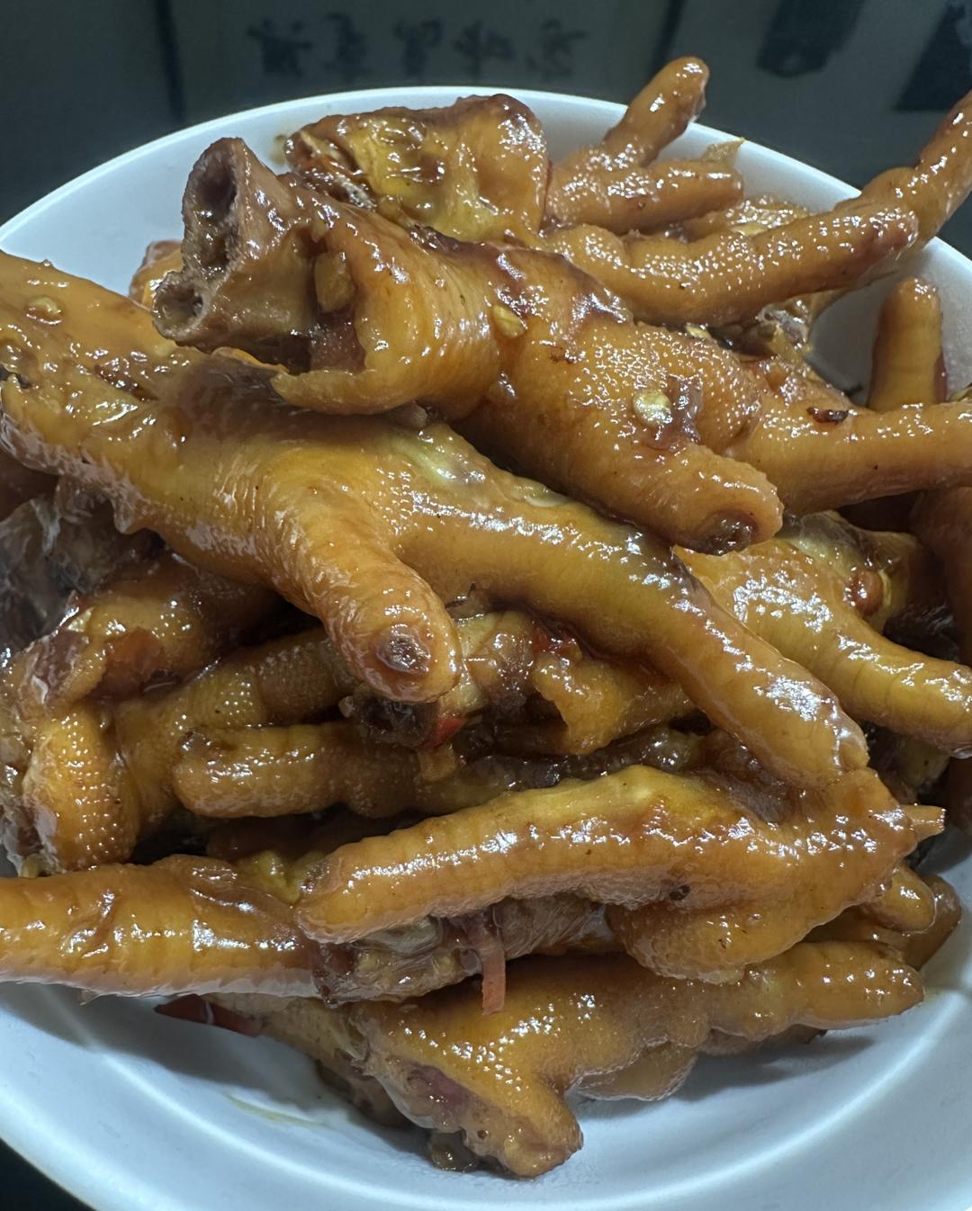 香辣烧鸡爪