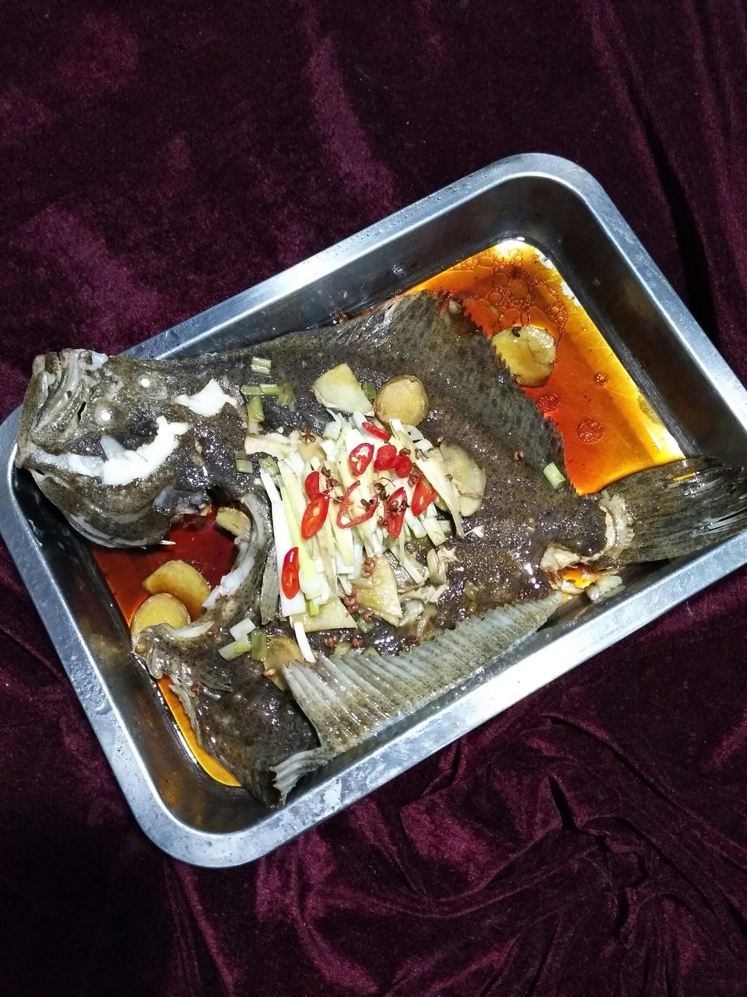 清蒸多宝鱼