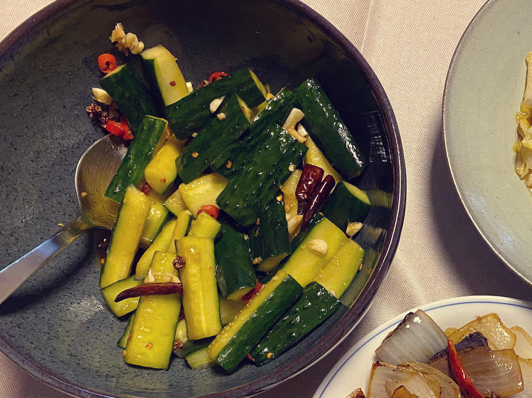 酸辣黄瓜条(酸脆爽口)吃了停不下来