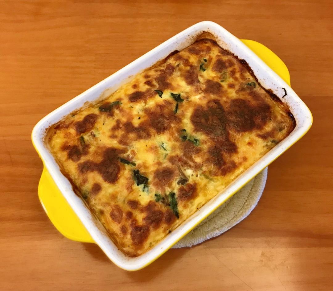 【北鼎烤箱食谱】Crustless Quiche 无派皮版法式咸派
