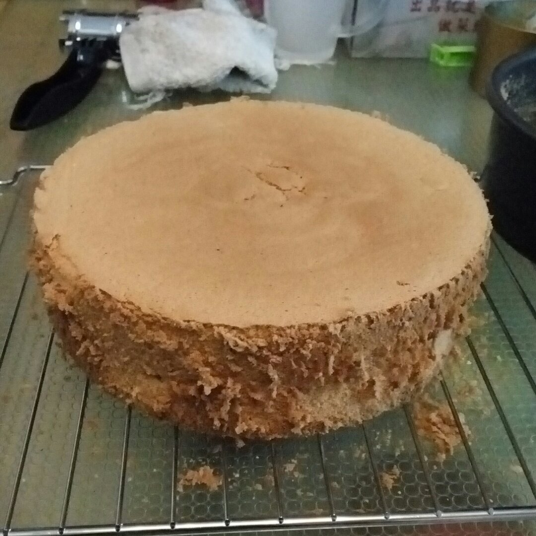 超好记八寸戚风蛋糕（后蛋法）