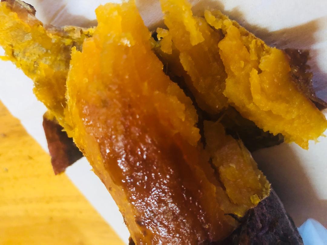 【烤箱版烤红薯】