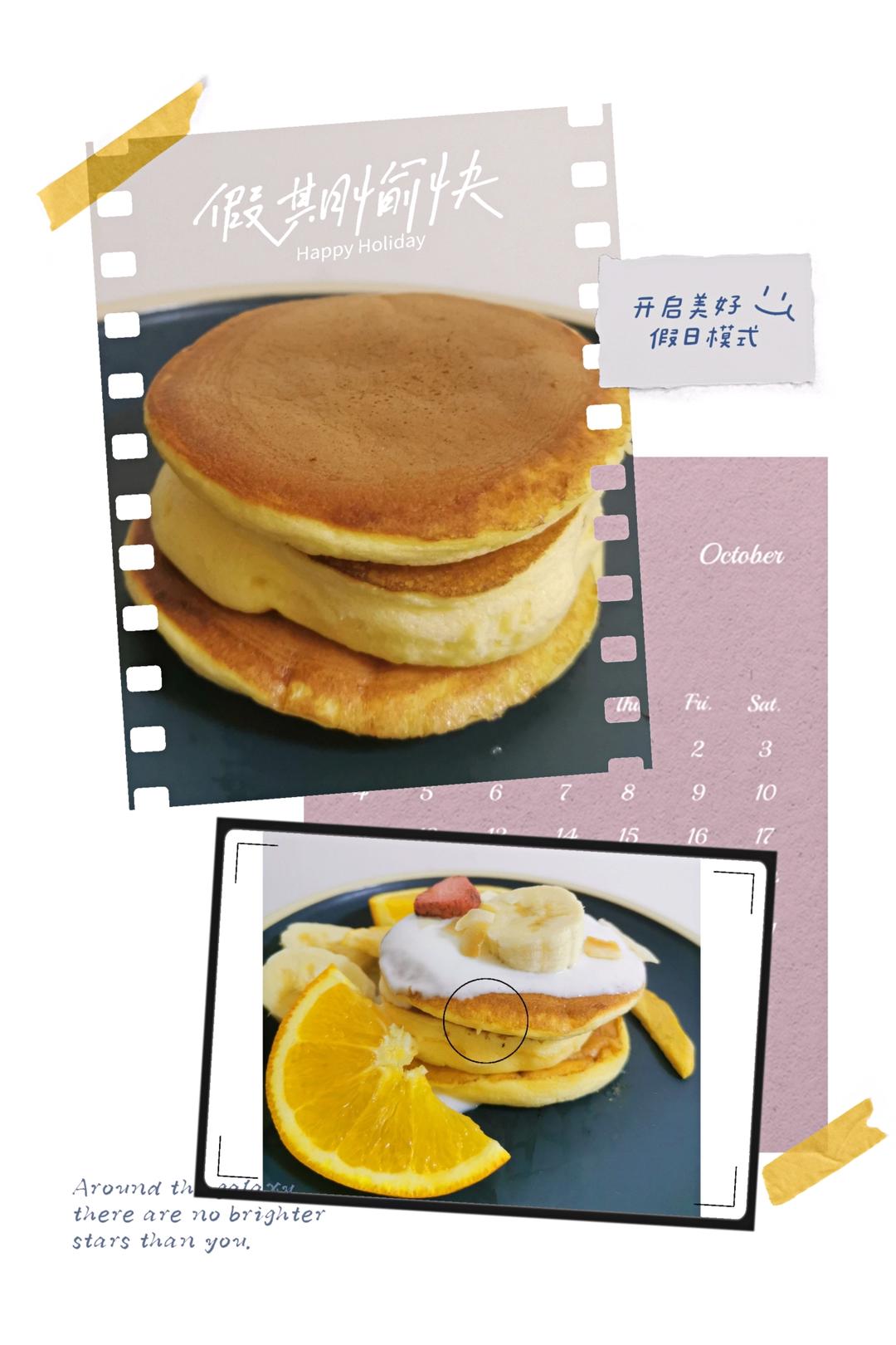10分钟搞定网红舒芙蕾松饼🥞超松软『步骤详细附视频』『平底锅美食』