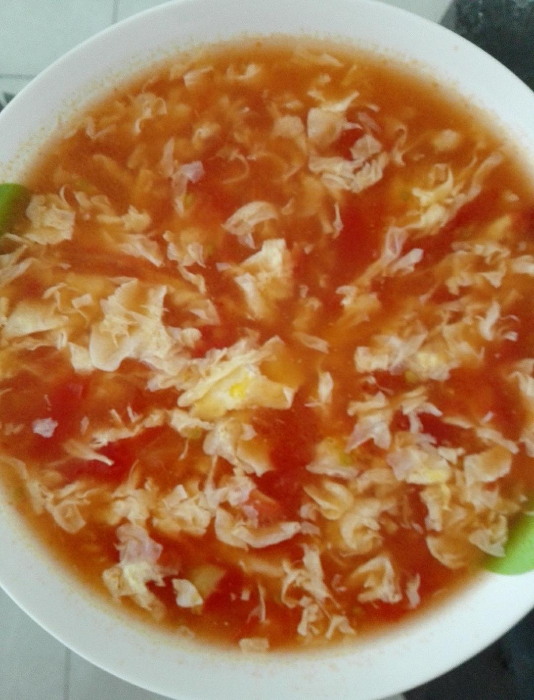 西红柿鸡蛋汤