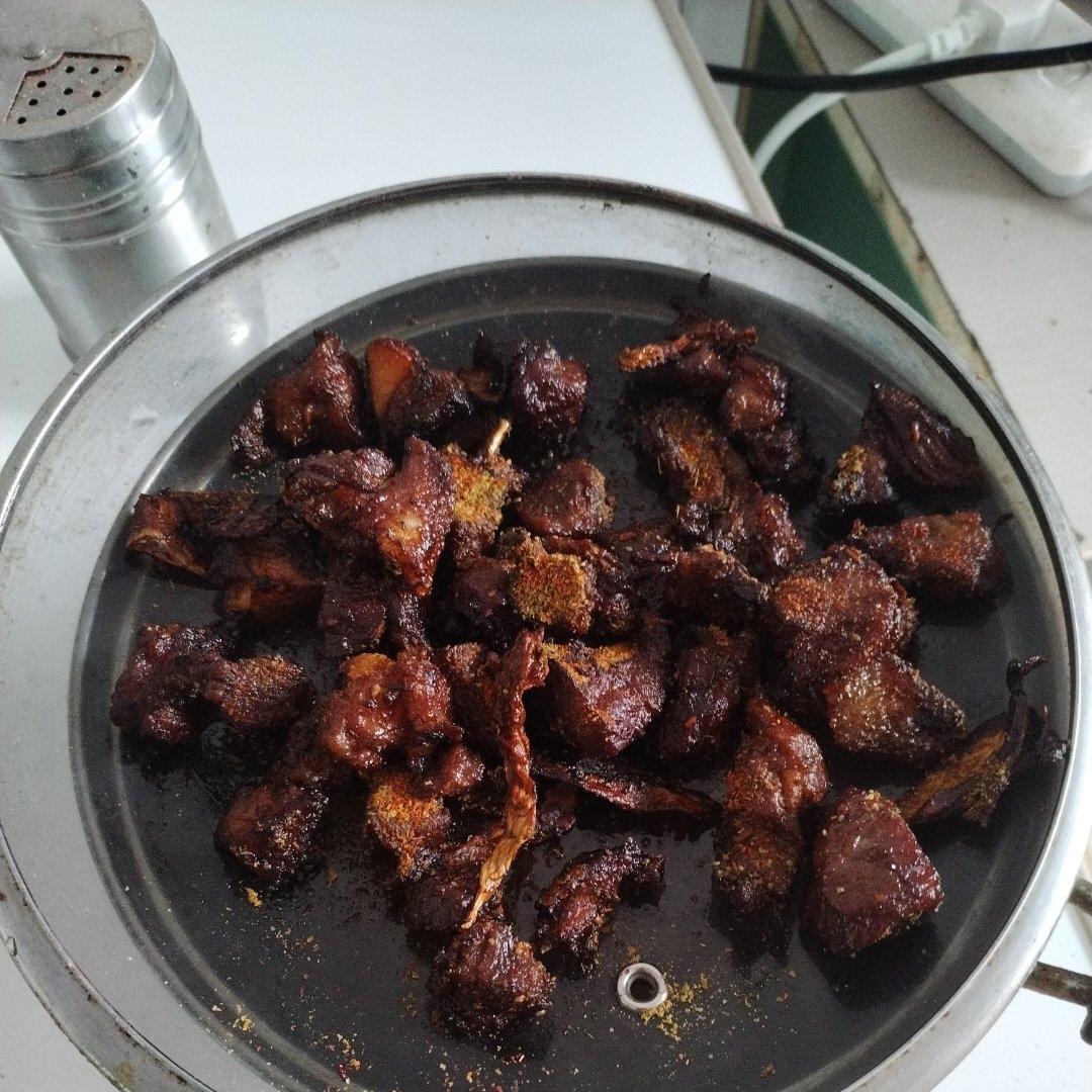 空气炸锅版~孜然羊肉
