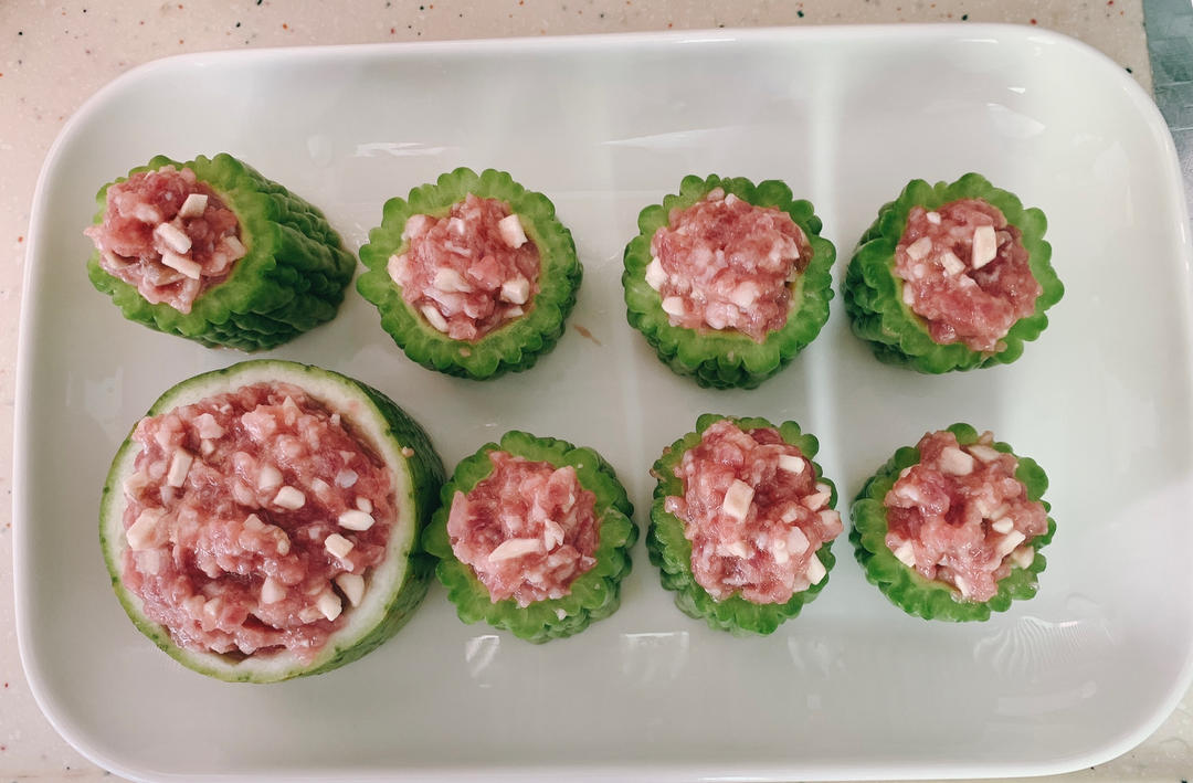 苦瓜酿肉【8月北鼎蒸炖锅食谱】