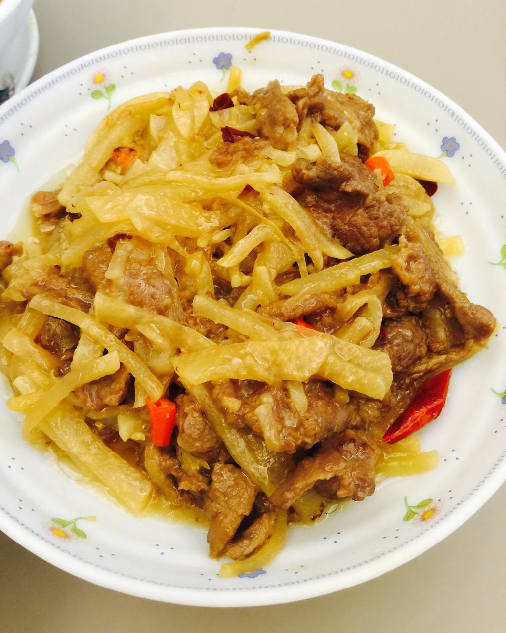 萝卜炒牛肉（超下饭感动哭系列）