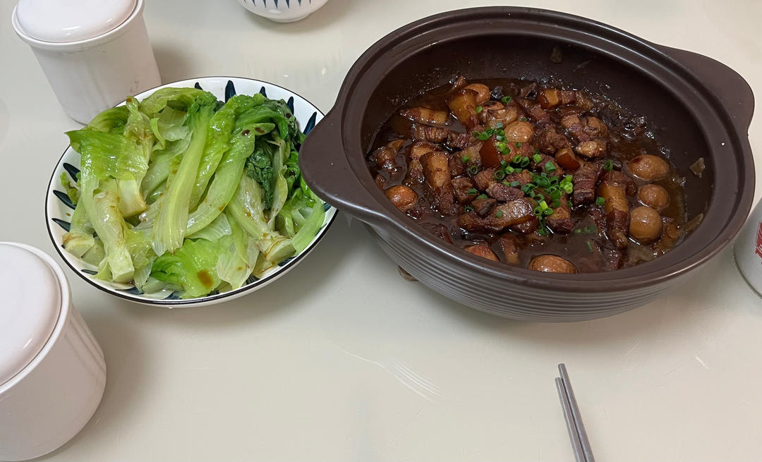 洋葱酥卤肉饭